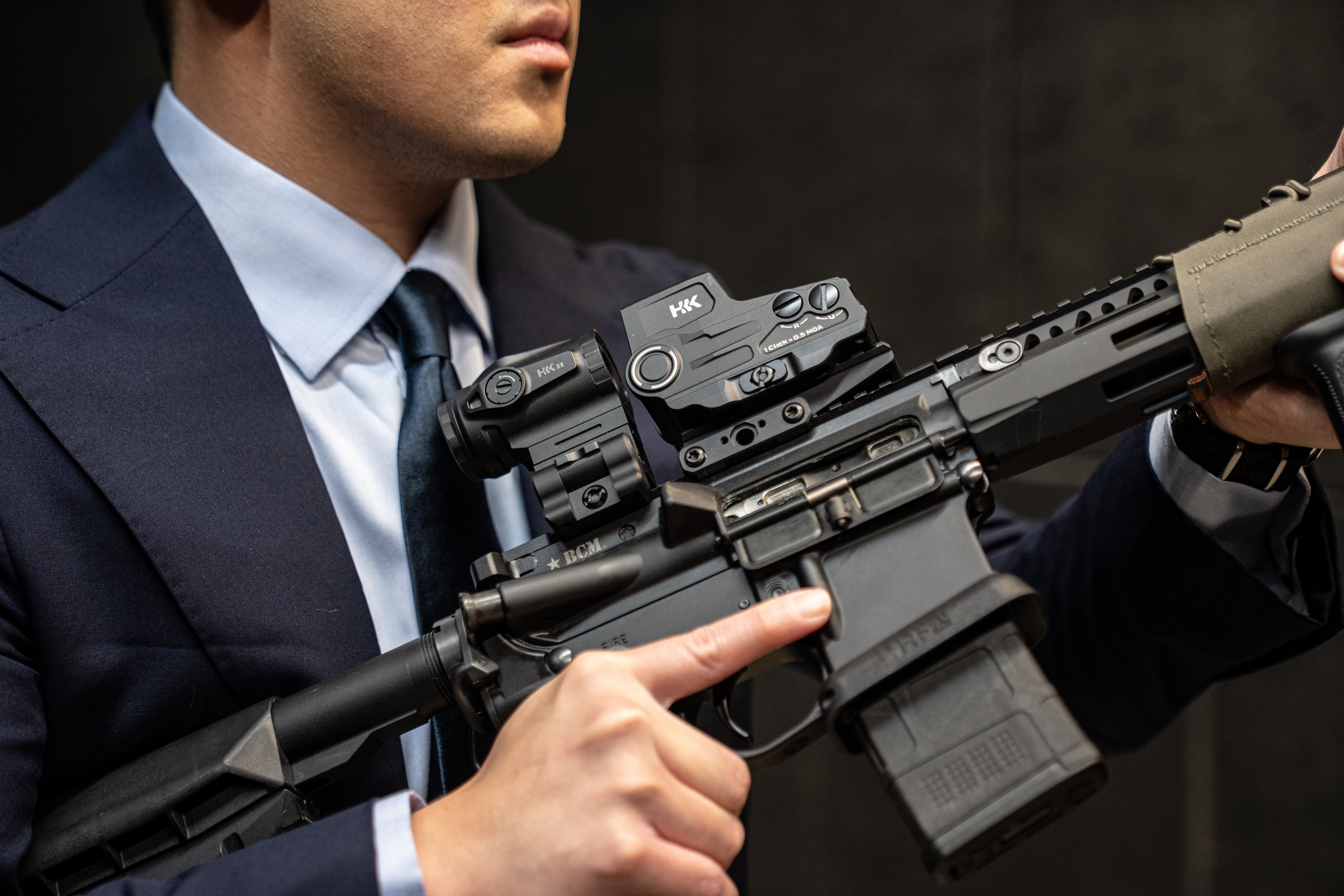 HKK A02 MAX Holographic Sight + 3X Magnifier Combo